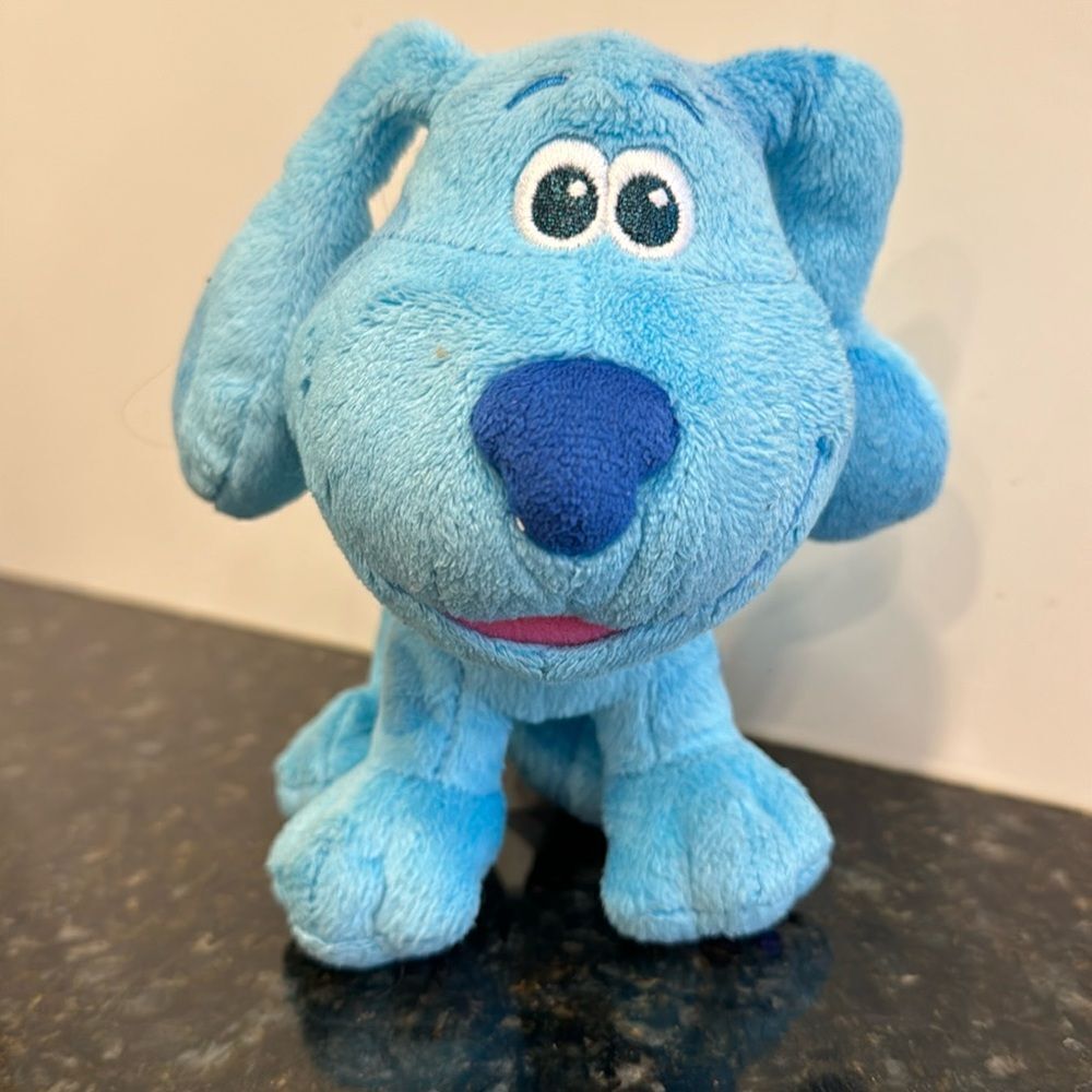Nickelodeon 2020 Blues Clues Plush Blue Stuffed Animal Dog Soft Lovey 7"
